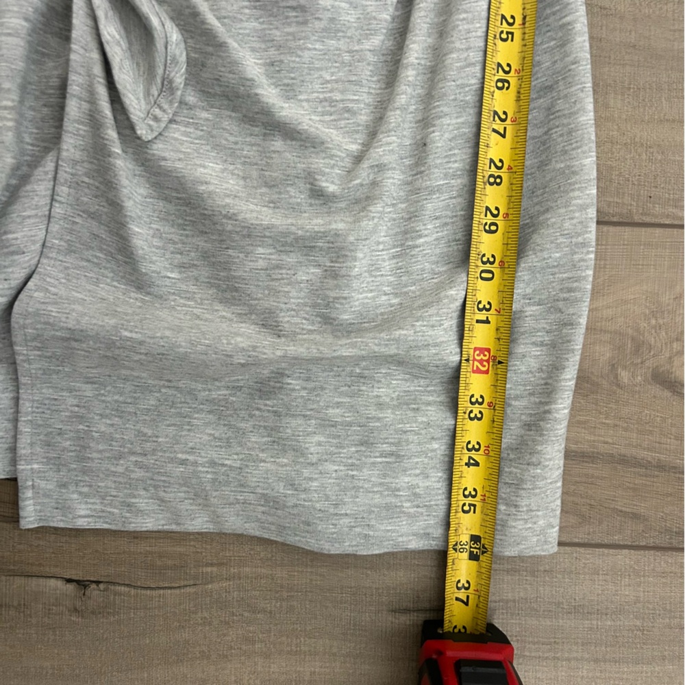 Club Monaco Twansia Light Heathered Grey Short Sleeve Tie Waist Casual Dress S - Picture 12 of 12